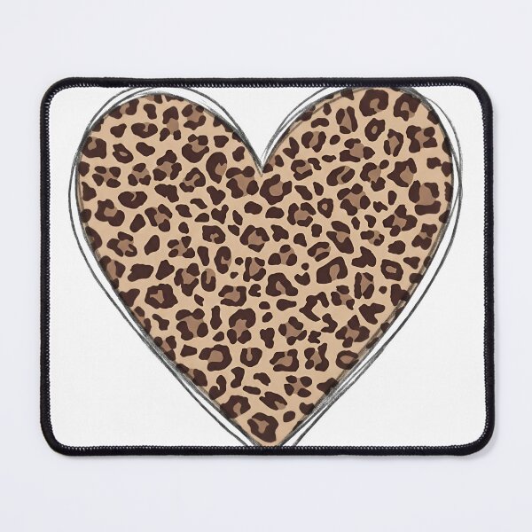 Item preview, Leopard Print Heart Cute Animal Print Aesthetic Boho Graphic T-Shirt designed and sold by StickerNestYou.