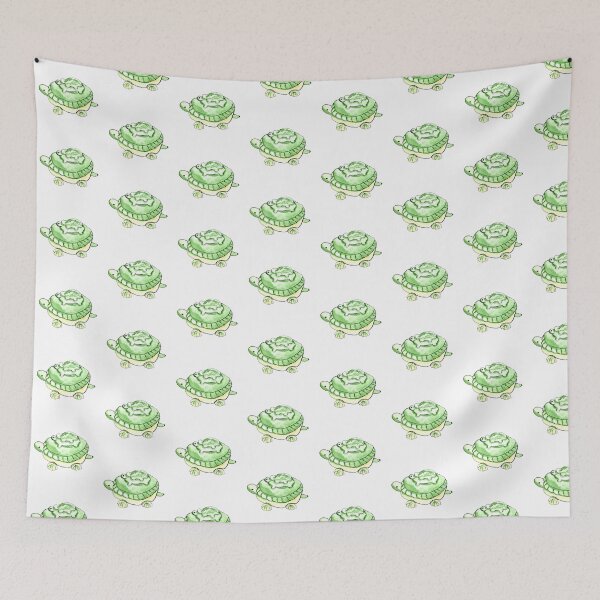 Item preview, Friendly Turtle Kids Pattern - Sea Life Nursery Decor - Ocean Baby Bedding Set designed and sold by Marina Khromova.