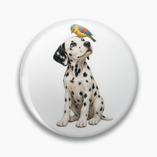 Item preview, Dalmatian and Colorful Bird designed and sold by Snurly.