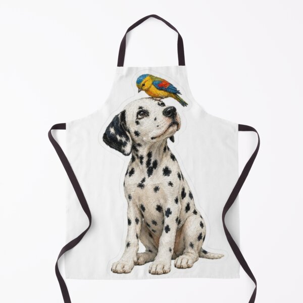 Item preview, Dalmatian and Colorful Bird designed and sold by Snurly.