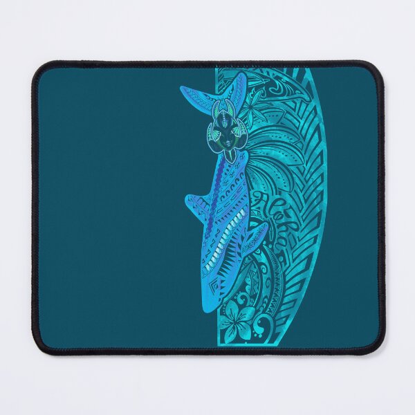 Item preview, Ocean Shark & Tribal Honu Turtle Pacific designed and sold by sunnthreads.