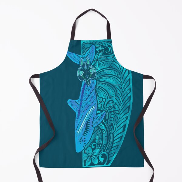 Item preview, Ocean Shark & Tribal Honu Turtle Pacific designed and sold by sunnthreads.