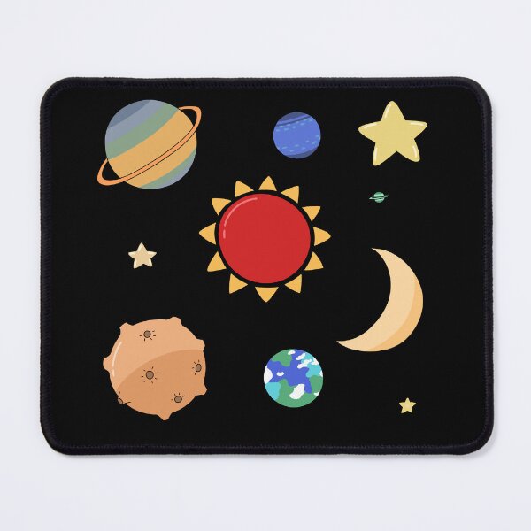 Item preview, Cute Hand Drawn Space Planet Clipart Set designed and sold by ubborn.