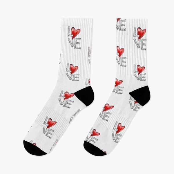 Item preview, ⁠LOVE Silver Foil Balloon Red Heart Pattern designed and sold by Fiorart Studio .