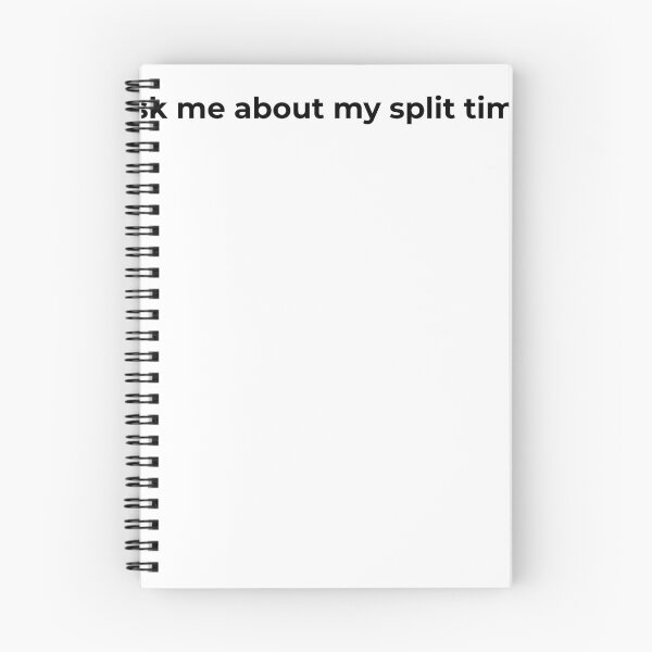 Item preview, Ask Me About My Split Times Funny Runner Shirt designed and sold by TheOddHour.