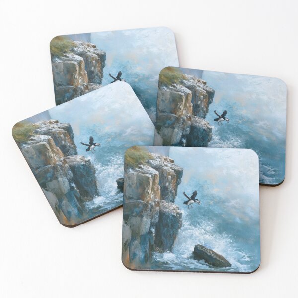 Item preview, A Puffin returning to cliff nests with fish, Birds in Motion designed and sold by CDC40.