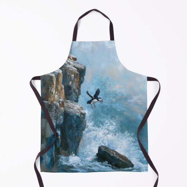 Item preview, A Puffin returning to cliff nests with fish, Birds in Motion designed and sold by CDC40.
