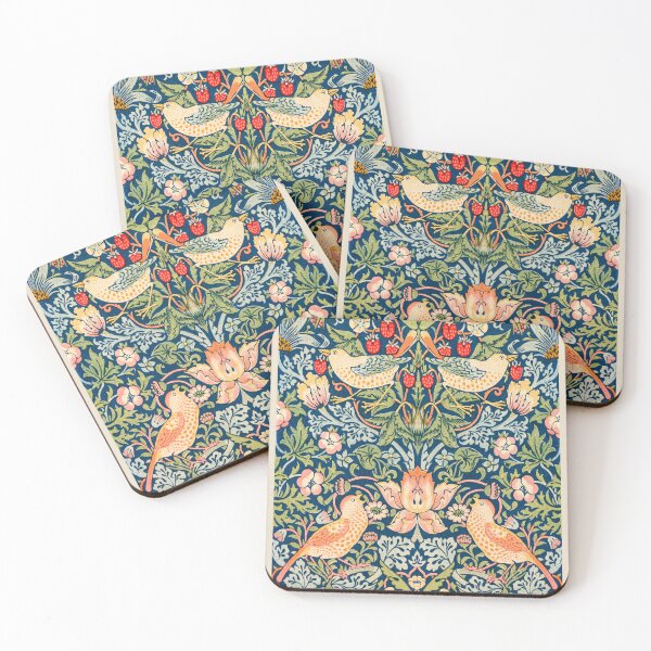 Item preview, William Morris Vintage The Strawberry Thieves Exhibition designed and sold by FaizArtShop.