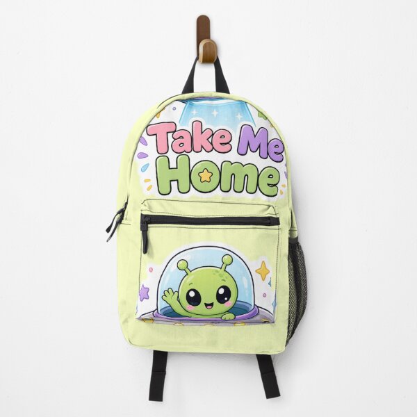 Item preview, Take Me Home Happy Alien UFO designed and sold by Ruamid.