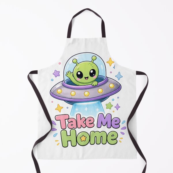 Item preview, Take Me Home Happy Alien UFO designed and sold by Ruamid.