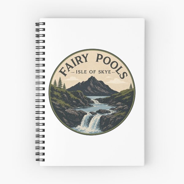 Item preview, Fairy Pools Isle of Skye Scotland Vintage Mountain Landscape designed and sold by jeshands.