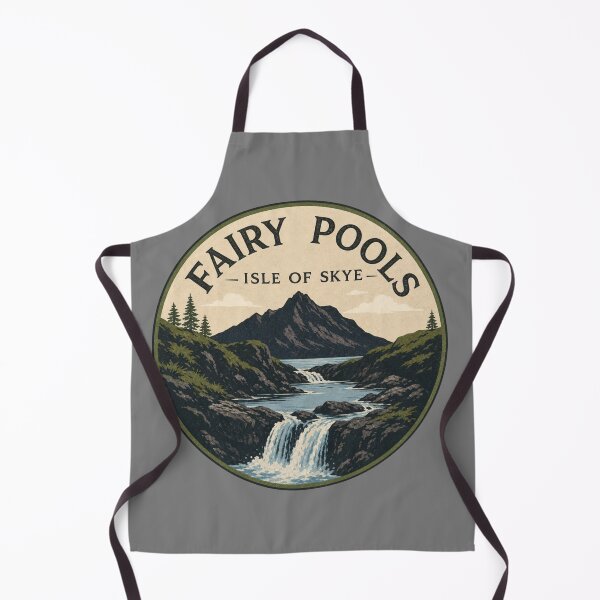 Item preview, Fairy Pools Isle of Skye Scotland Vintage Mountain Landscape designed and sold by jeshands.