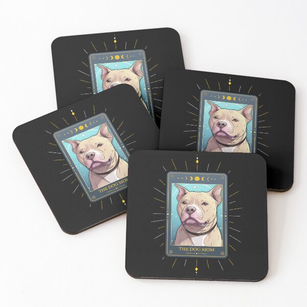 Item preview, Funny Pitbull Tarot Card Dog Mothers Day Mom designed and sold by rafaeltto.