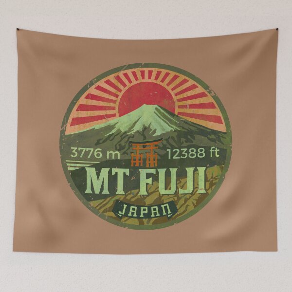 Item preview, MT Fuji Vintage Emblem V05 designed and sold by Lidra Zehcnas.