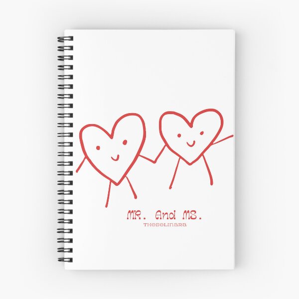 Item preview, Mr and Ms Cute Hearts Minimalist Line Art designed and sold by Theselinara.