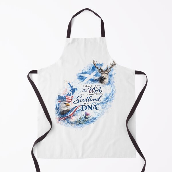 Item preview, Scotland In My DNA, USA My Home designed and sold by SMalcolmDesigns.