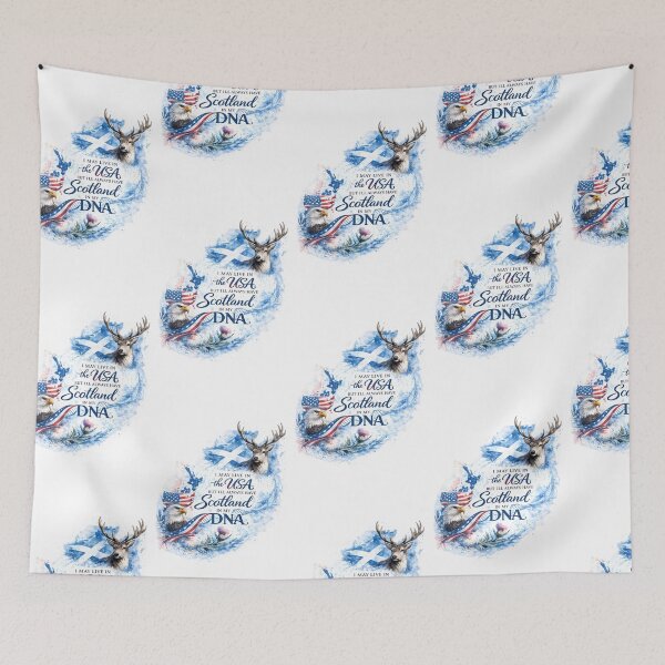 Item preview, Scotland In My DNA, USA My Home designed and sold by SMalcolmDesigns.