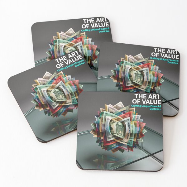 Item preview, The Art of Value Global Currency Sculpture: Modern Glass Desk Finance Poster designed and sold by Creative-RE.