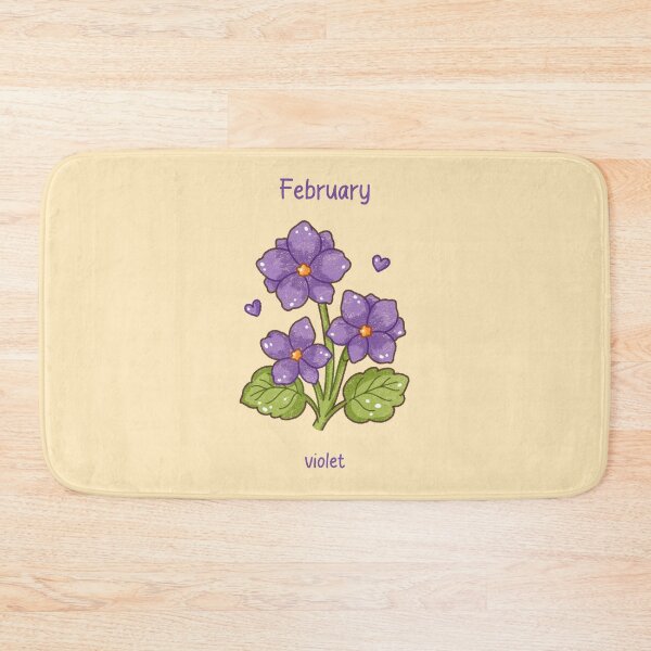 Item preview, February Birth Flower – Violet designed and sold by TheRightNotes.