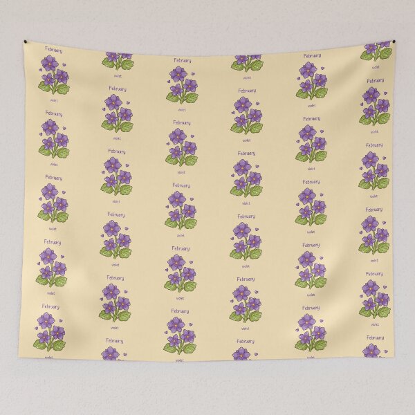 Item preview, February Birth Flower – Violet designed and sold by TheRightNotes.
