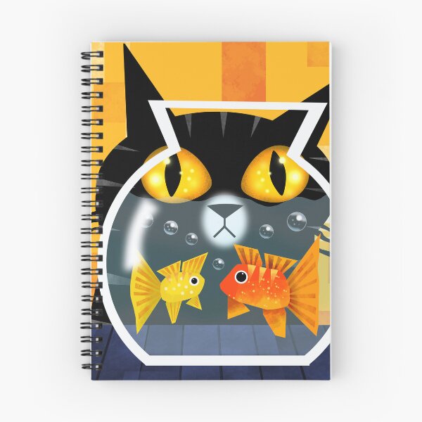 Item preview, Black Cat and Goldfish  designed and sold by Andrew  Hitchen.