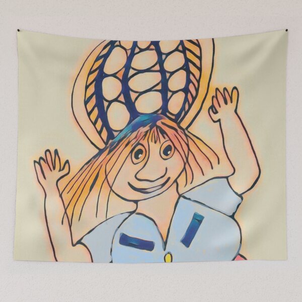 Item preview, Whimsical Cartoon Woman Character designed and sold by Fayes4Art.