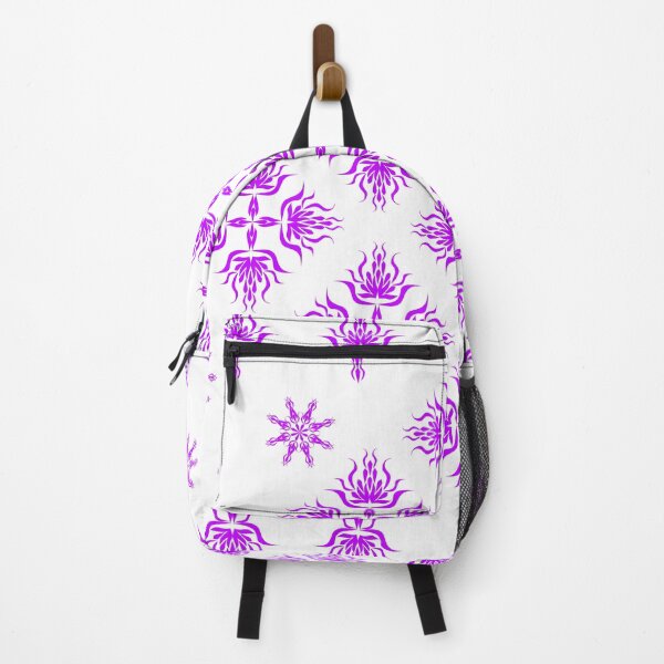 Item preview, Modern Purple Lotus Floral Ornament Pattern with Symmetrical Decorative Motifs designed and sold by Ei-Ei.