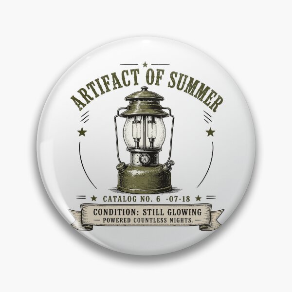 Item preview, Artifact of Summer | Vintage Camping Lantern | Still Glowing | Retro Engraving Graphic designed and sold by Mikoff04-arts.