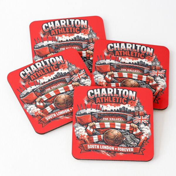 Item preview, Charlton Athletic Vintage Football Fan Art | The Valley South London Forever Supporter Design designed and sold by GarnerSupplyCo.