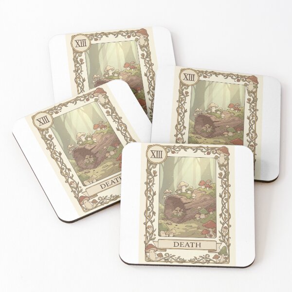 Item preview, Death Mushroom Tarot Card Rebirth Art designed and sold by SMARTKIT  DESIGNAGENCY.