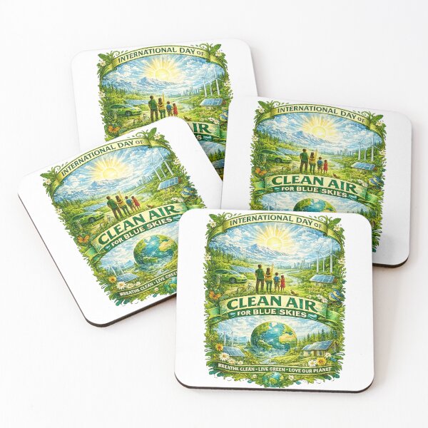 Item preview, International Day of Clean Air for Blue Skies 2026 | Breathe Clean • Live Green • Love Our Planet T-Shirt designed and sold by GooniSL.