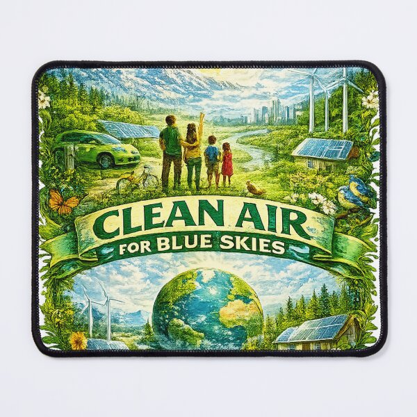 Item preview, International Day of Clean Air for Blue Skies 2026 | Breathe Clean • Live Green • Love Our Planet T-Shirt designed and sold by GooniSL.