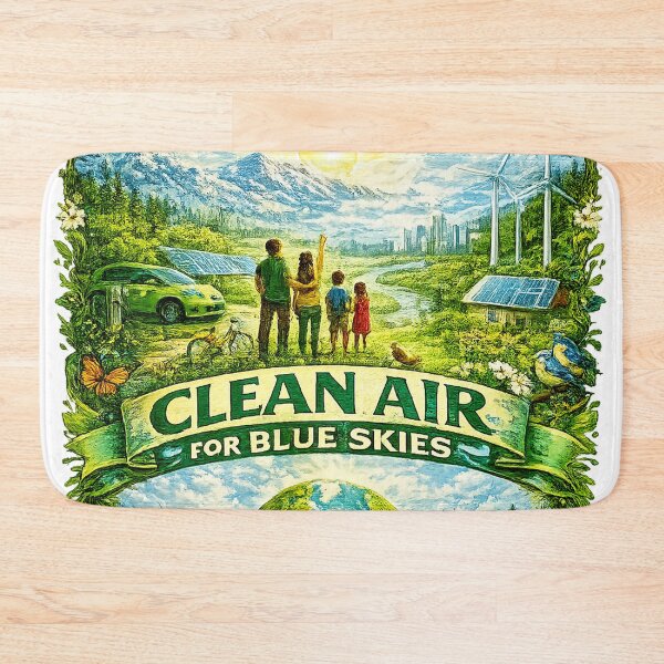 Item preview, International Day of Clean Air for Blue Skies 2026 | Breathe Clean • Live Green • Love Our Planet T-Shirt designed and sold by GooniSL.