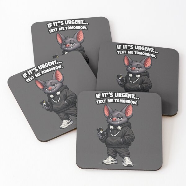 Item preview, DM-019 | Airplane Mode Bat™ | If It's Urgent... Text Me Tomorrow designed and sold by D4NC1G3R®.