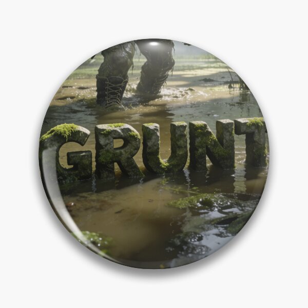 Item preview, The Army Grunt Print designed and sold by Lichentroupe63.