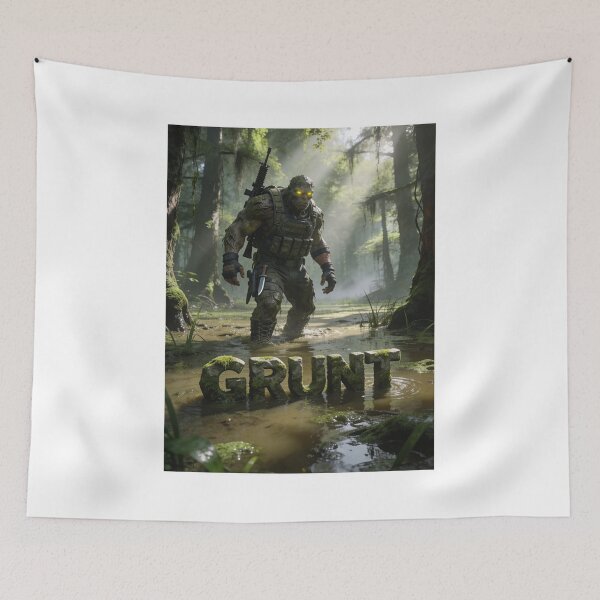 Item preview, The Army Grunt Print designed and sold by Lichentroupe63.