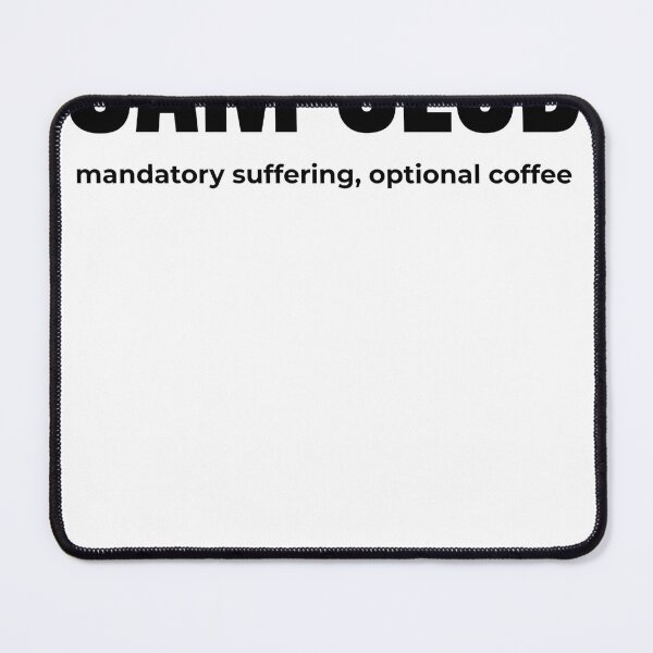Item preview, 5AM Club Funny Running Shirt Mandatory Suffering Optional Coffee designed and sold by TheOddHour.