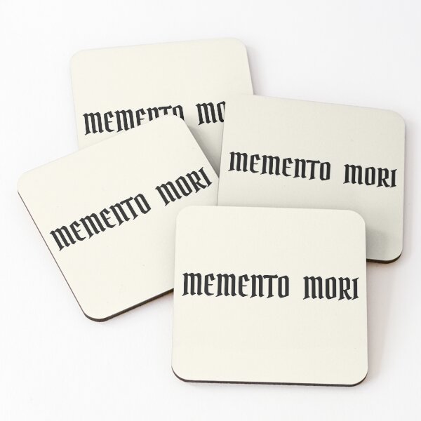 Item preview, Memento Mori | Stoic Philosophy | Gothic Latin Quote | Dark Academia designed and sold by semenol.