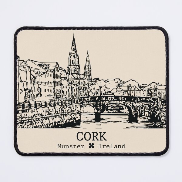 Item preview, Cork IRL - Vintage Ink Cityscape designed and sold by Lakeric.