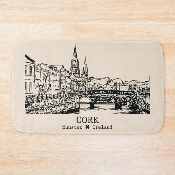 Item preview, Cork IRL - Vintage Ink Cityscape designed and sold by Lakeric.