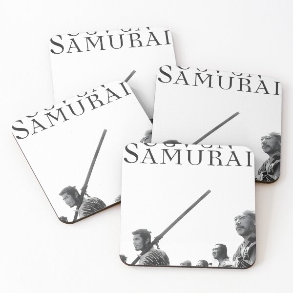 Item preview, Seven Samurai Original Custom Vintage Movie Poster Wall Art designed and sold by Cool Robot Bro..