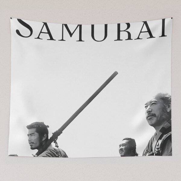 Item preview, Seven Samurai Original Custom Vintage Movie Poster Wall Art designed and sold by Cool Robot Bro..