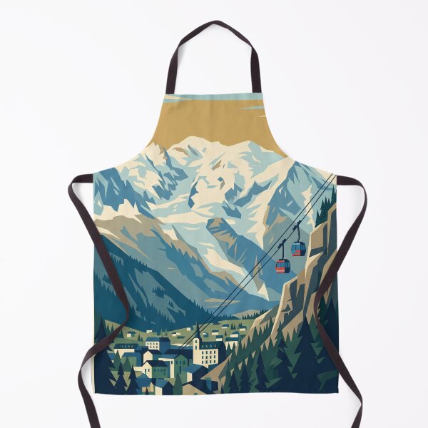 Item preview, Chamonix France Vintage Travel Poster designed and sold by Bomax121.