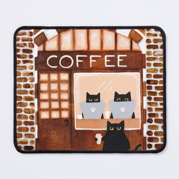 Item preview, Coffeehouse Cats designed and sold by KilkennyCat Art.
