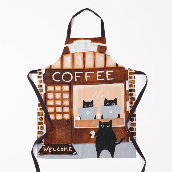 Item preview, Coffeehouse Cats designed and sold by KilkennyCat Art.