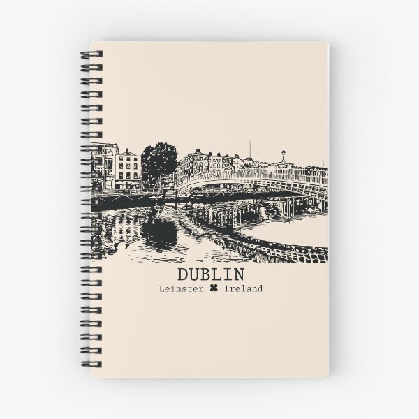 Item preview, Dublin IRL - Vintage Ink Cityscape designed and sold by Lakeric.