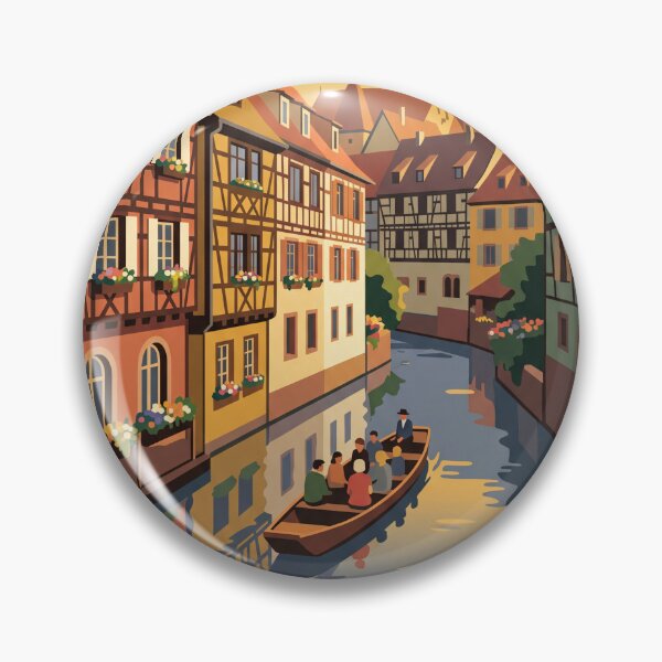 Item preview, Colmar France Vintage Travel Poster designed and sold by Bomax121.