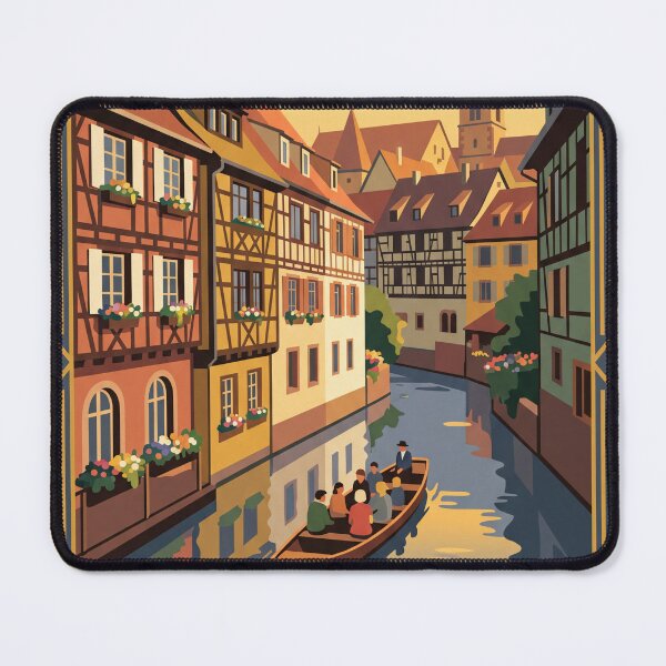 Item preview, Colmar France Vintage Travel Poster designed and sold by Bomax121.
