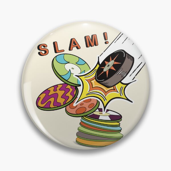 Item preview, Retro 90s Pogs and Slammer Comic Pop Art designed and sold by TAWN ILLUSTRATIONS.