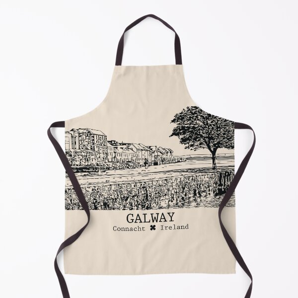 Item preview, Galway IRL - Vintage Ink Cityscape designed and sold by Lakeric.